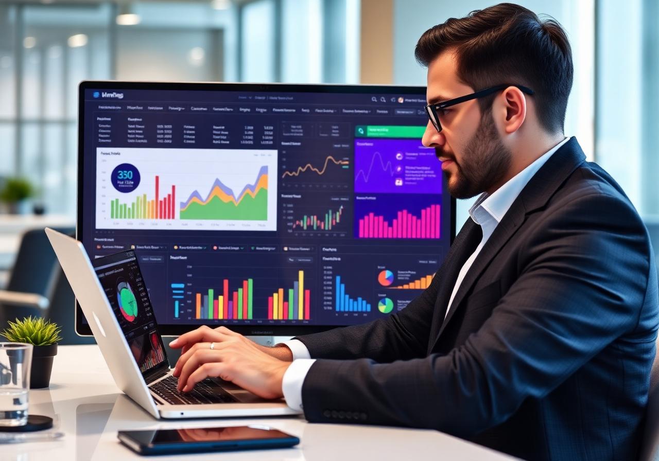 Marketing analytics dashboard